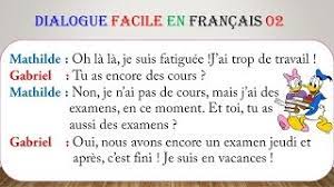 Aprender francés con pequeños diálogos te recomiendo estudiar … Pin Auf Frances