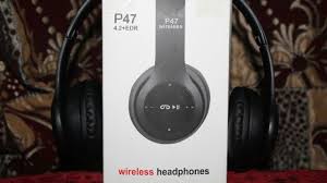 This is my first set of wireless headphones and i didn't want to spend a reidculous amount on them. P47 Wireless Headphones Unboxing And Review Abdullah Tariq Youtube
