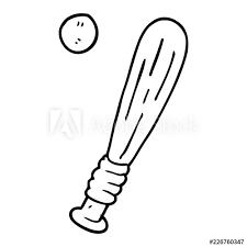 Line Drawing Cartoon Baseball Bat Buy This Stock Vector And Explore Similar Vectors At Adobe Stock Adobe Stock Printable baseball lineup cards with batting order, number, name, teams, and position. adobe stock
