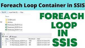 43 Foreach Loop Container in SSIS - YouTube