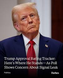 The latest survey, released March 25 by the Economist/YouGov, found 48%  approve of Trump's job performance, compared to 46% who disapprove. (Photo:  Andrew Harnik via Getty Images) https://trib.al/r2FJ9pT