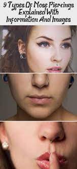 9 Types Of Nose Piercings Explained With Information And Images Piercing Do Explai