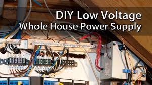 Do not let the higher voltage scare you, it's easy to build. Diy Low Voltage Whole House Power Supply Youtube