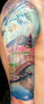 Maybe you would like to learn more about one of these? Pin By Catherine Avara On Tatuajes Sleeve Tattoos Full Sleeve Tattoos Landscape Tattoo