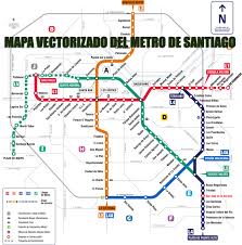 Línea 4 del metro de barcelona (línea l4 amarilla). Santiago Subway Infographic Maps Infographics Infographics