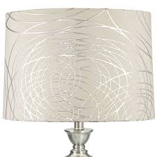 Check spelling or type a new query. Springcrest Off White With Silver Circles Medium Drum Lamp Shade 15 Top X 16 Bottom X 11 High Spider Replacement With Harp And Finial Walmart Com Walmart Com