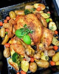 Ganzes Hahnchen Poularde Aus Dem Ofen Lydiasfoodblog Rezept Einfache Gerichte Hauptgericht Lebensmittel Essen