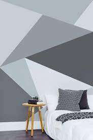 Maybe you would like to learn more about one of these? 60 Best Geometric Wall Art Paint Design Ideas 1 33decor Feature Wall Bedroom Wallpaper Bedroom Feature Wall Bedroom Wall