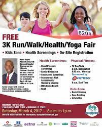 Getfit With Mayor Wmessam This Saturday March 4th 8am At The Free 3k Run Walk Health Yoga Fair At Miramar Town Cent Yoga Health Health Screening Get Fit