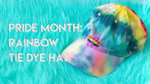 How to make a fitted baseball hat. Diy Make A Rainbow Tie Dye Hat For Pride Month Youtube