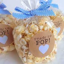 Babyshower 300 Popcorn Bags 4 X2 X8 Clear Gusseted Poly Bags Wholesale Ready To Ship Baby Shower Diy Baby Boy Shower Favors Baby Shower Favors Diy