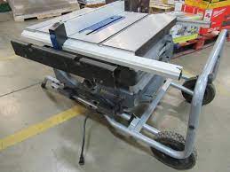 Dewalt dual port folding rip guide. Kobalt 10 In Carbide Tipped 15 Amp Table Saw Kt1015 Runs Great Missing Parts Mn Home Outlet Auction Burnsville 71 K Bid