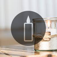 Kerzen auf der Gedenkseite für Franz Stauffer