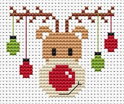 Sew Simple Rudolf Cross Stitch Kit Xmas Cross Stitch