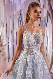 2020 Blue Wedding Dress Lace Romantic Wedding Dress Tulle Bridal Gown A Line Wedding Dress Any Size Plus Size In 2021 Blue Lace Wedding Dress Blue Wedding Dresses Romantic Wedding Dress Lace
