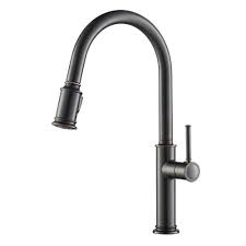 single handle pull down kitchen faucet
