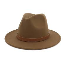 Autumn Winter Sun Hat Women Fedora Hat Classical Wide Brim Felt Floppy Hat Head Circumference 56 58 Cm Brim Wi Wide Brim Felt Hat Fedora Hat Women Fedora Hat