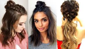 Use a comb to gather all of your hair into a ponytail. Cute Girls Hairstyles For Short Medium Long Hair Be Beautiful India