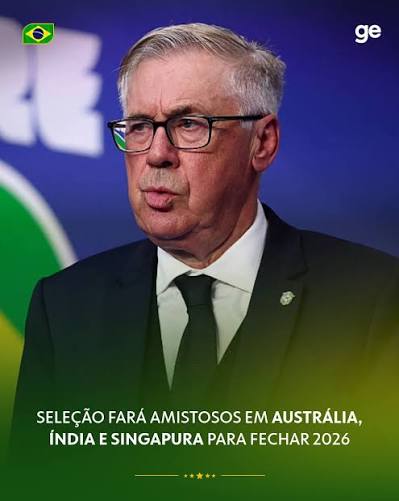 A sele&ccedil;&atilde;o brasileira tem agenda do outro lado do mundo na reta final de 2026. Al&eacute;m dos amistosos com a Austr&aacute;lia, j&aacute; anunciados pelos Socceroos, o Brasil tem encaminhado um jogo contra