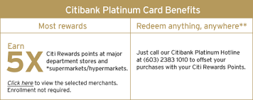 Our credit card reward program lets you collect credit card reward points as you spend and use them to redeem for valuable vouchers and merchandise. Citibank Malaysia Citigold