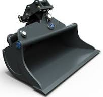 STB-1 Scandinavian Excavator Tilt Ditch Grading Bucket - 2,200 to 4,400 lbs