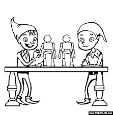 Decorating the christmas tree is undeniably one of the most enjoyable activities during christmas, as shown in this christmas elves coloring page. Santa S Christmas Elves Online Coloring Page