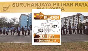 Suruhanjaya pilihan raya (spr) menetapkan pilihan raya kecil (prk) dewan undangan negeri (dun) n.58 slim, perak pada. Prk Balakong Seri Setia Biar Lahir Nilai Politik Baharu