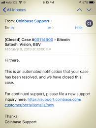 Coinbase has still not issued bitcoin sv to customers. How To Transfer Bsv From Coinbase How To Delete Coinbase Email Account