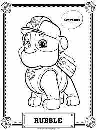 Image of marshal and his car in the cartoon paw patrol. Paw Patrol Coloring Pages Printable Coloring Home