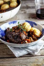 Beef Shin Stew With Parmesan Dumplings Simply Delicious Recipe Beef Recipes Recipes Cooking Recipes
