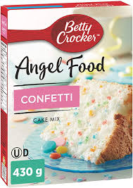 In fact, when i measured out the amount of batter in each prepared cake mix, there was an extra 1 cup of prepared batter in this box. Betty Crocker Confetti Angel Food Cake Mix 430 Gram Amazon Ca Grocery