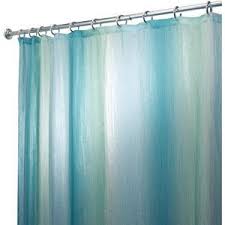 Interdesign Ombre Fabric Shower Curtain Standard 72 X 72 Blue Green Walmart Com Ombre Shower Curtain Shower Curtains Walmart Beach Theme Bathroom