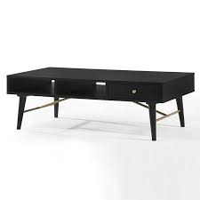 Linon austin coffee table, black, ash veneer. Rania 120cm Black Ash Veneer Coffee Table Living Room Furniture Coffee Tables Modern Furniture