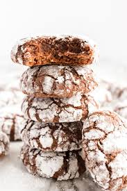 Stir in eggs, one at a time. Chocolate Crinkle Cookies Chewy Brownie Cookies Amanda S Cookin