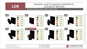 In the design of electrical power systems, the ansi standard device numbers (ansi /ieee standard c37.2 standard for electrical power system device function numbers, acronyms, and contact designations ) identifies the features of a protective device such as a relay or circuit breaker.these types of devices protect electrical systems and components from damage when an unwanted event occurs, such. Lor Lockout Relays Trip Relays Comeletric