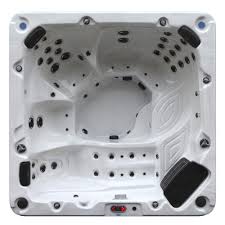 Canadian Spa Company Niagara Falls 60 Jet 7 Person Hot Tub With Led Lighting And Bluetooth Speakers Kh 10040 T Hot Tub Reviews Hot Tub