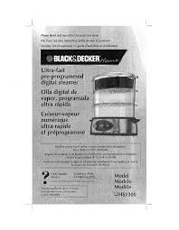 Black And Decker Food Steamer Manual Black And Decker Hs1300 Steamer Manual Black Decker Steamer Manual