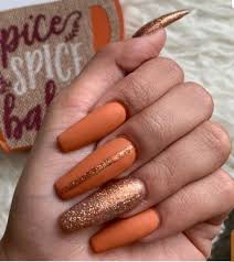 Check out our acrylic nails selection for the very best in unique or custom, handmade pieces from our craft supplies & tools shops. 20 Fall Nail Ideas That Are Cute Af Society19 Thanksgiving Nails Long Acrylic Nails Fall Acrylic Nails