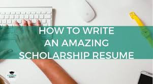 #6 curriculum vitae (cv) or resume. How To Write An Amazing Scholarship Resume The Scholarship System