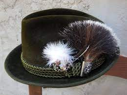 Unbelievable German Alpine Oktoberfest Hiking Fedora Hat Oktoberfest Hats Silver Accent Pieces