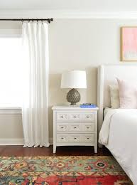 Neutral master bedroom in a ryan homes palermo. How To Make Cheap Ikea Curtains Look Good Young House Love Lenda Curtains Ikea Curtains White Curtains Bedroom