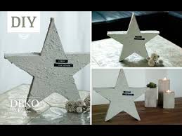 Immer öfter wird der beton nicht nur im wohnzimmer, sondern auch als gartendekoration, für den balkon, und weihnachtsdeko basteln selber machen. Weihnachtsdeko Basteln Adventsstern Aus Beton Tutorial Deko Kitchen Youtube