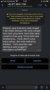 Apk procket plus merupakan aplikasi pinjaman online yang mana bisa memberikan pinjaman tanpa jaminan atau kredit tanpa agunan. News Hanya Daftar Aplikasi Fintech Adakami Pelanggan Justru Dibanjiri Pesan Sms Dan Whatsapp Bukti Persetujuan Pinjaman Cyberthreat Id