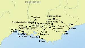 April 1987 verkehren tgv über die strecke, nachdem 1984 bereits toulon und hyères angeschlossen wurden. Provence Camargue Cote D Azur Fischer Touristik Ehrlich Personlich Direkt