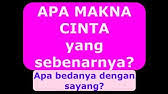 Kamu selalu berusaha untuk memastikan bahwa pasanganmu mengalami hari yang baik atau membiarkan mereka tahu bahwa mereka sedang diperhatikan bahkan melalui gerakan yang paling sederhana sekalipun. Apa Itu Cinta Arti Dan Makna Cinta Youtube