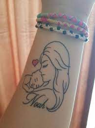 Mom And Baby Unicorn Tattoo Best Tattoo Ideas In 2021 Tattoo For Son Tattoo Ideas For Moms With Sons Son Tattoo