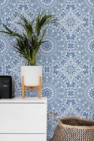 Moroccan Style Removable Wallpaper Blue Moroccan Tile Peel And Stick Wallpaper Self Adhesive Moroccan Wallpaper Vinyl Or Textile Moroccan Wallpaper Removable Wallpaper Bedroom Blue Moroccan Tile