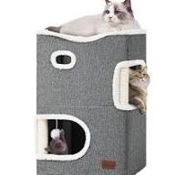 YITAHOME Maison pour Chat, Niche Chat Interieur, Lit Chat, Cabane Chat,  Panier pour Chat Interieur, Arbre à Chat, Tour de Jeux, Hamac Supérieur, ...