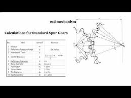 gear design spur gear calculator youtube