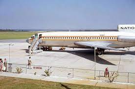 National Airlines Boeing 727 At Panama City Bay County Airport Fannin Field National Airlines Panama City Panama Boeing Aircraft